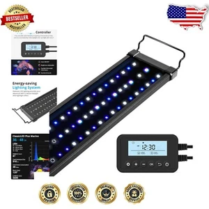 Programmable Aquarium Light with Remote Control for Corals - 36-48 Inches - Picture 1 of 9