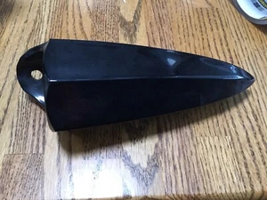vintage black glass wall pocket vase - Picture 1 of 2