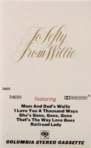 Willie Nelson - To Lefty From Willie Cassette Tape Outlaw Country 1977 Tested - Picture 1 of 9