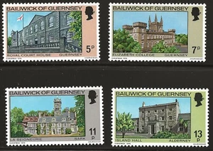 Guernsey Scott #141-44, Singles 1976 Complete Set FVF MNH - Picture 1 of 1