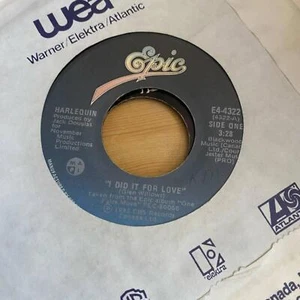Harlequin - I Did it for Love/Heavy Talk E4-4322 45rpm VG+ R35 - Foto 1 di 2
