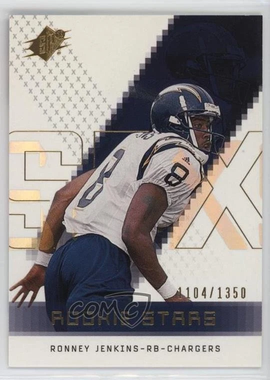 2000 SPx Rookie Stars /1350 Ronney Jenkins #113 Rookie RC - Image 1 of 2