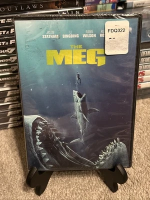 THE MEG (DVD) New Sealed Shark Attack Movie Jason Statham BUY 3 DVDs Get 1 FREE - Image 1 of 4