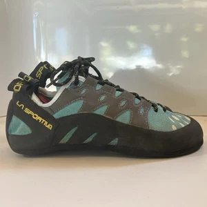 La Sportiva 10QTU Tarantulace W Leather Rock Climbing Shoes Lace Women's Sz 6.5 - Picture 1 of 9