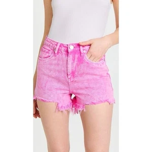 BLANKNYC The Reeve Flamingo High Rise Ribcage Shorts Size 30/10 - Picture 1 of 11