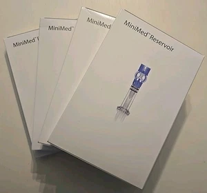 SEALED 4 Boxes (10 ct Each) MiniMed 3mL Reservoirs Sealed EXP 2025 - 40 Total - Picture 1 of 3