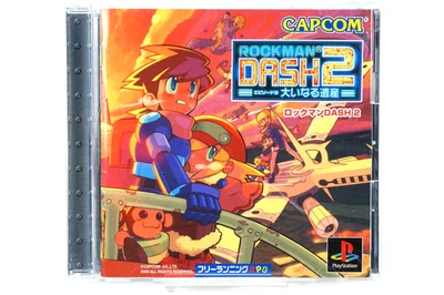 Rockman DASH 2 PS1 Japan Capcom 2000 Adventure Game Tested Complete NTSC-J - Image 1 of 4