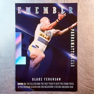 2022 NRL Traders Season to Remember Card SR30 Blake Ferguson Parramatta Eels - Picture 1 of 2