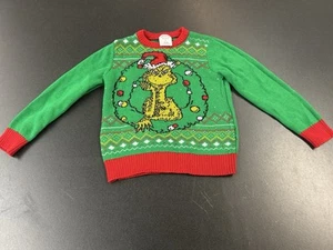 The Grinch baby Dr Seuss Christmas Holiday Sweater Sz 6 Jumping Beans Z1 - Picture 1 of 4