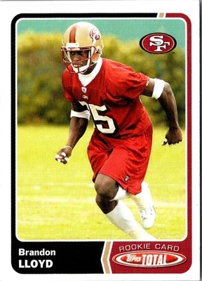 2003 Topps Total Brandon Lloyd #524 San Francisco 49ers Football Card - Image 1 of 2