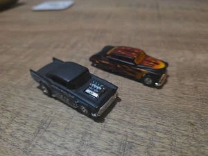 2005 Hot Wheels Treasure Hunt 57 Chevy Bel Air Matte RR And 49 Merc Flames Matte - Picture 1 of 10