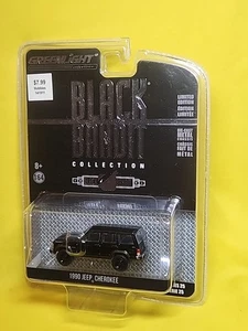 Greenlight Collectibles Limited Edition Black Bandit 1990 Jeep Cherokee 🔥X - Picture 1 of 9