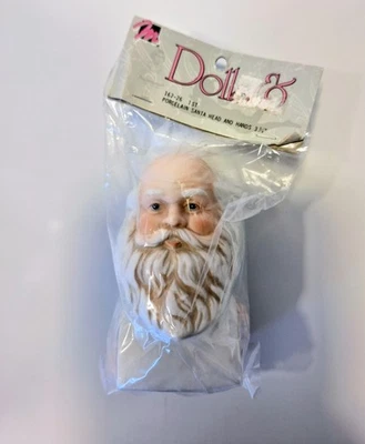 Muñeca de Papá Noel Mangelsen de colección cabeza y manos de porcelana 162-29 nueva de colección Navidad  Foto 1 de 4