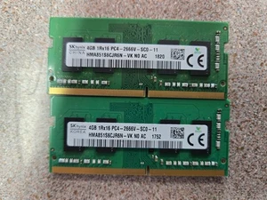 Memoria SO-DIMM RAM Sk Hynix 8 GB (2 x 4 GB) PC4-2666V para computadora portátil - Imagen 1 de 1
