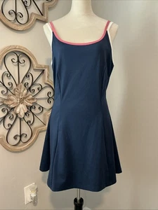 Sincerely Jules Active Tennis Golf Pickle Ball Dress Shelf Bra Navy XL - Picture 1 of 9