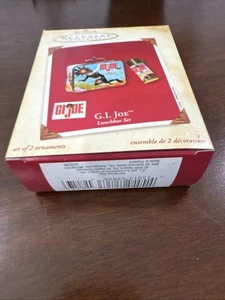 Hallmark Keepsake Lunch Box Ornament Set G.I. Joe GI - Picture 1 of 6