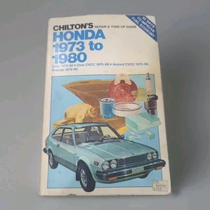 Manual de reparación CHILTON'S HONDA 1973-1980 Civic CVCC Accord Prelude - Imagen 1 de 2