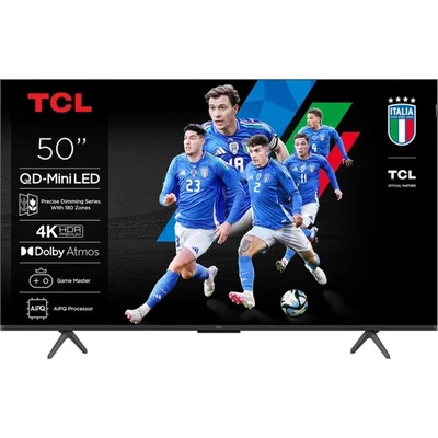 TCL C6KS 50" 4K HDR Premium Smart Google TV - 50C6KSUK - Image 1 of 4