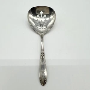 King Edward Candy Nut Spoon Gorham Silverplate Pat 1936 - Picture 1 of 5