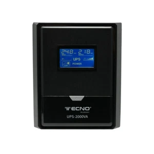 UPS 2000VA Gruppo Di Continuità 1200 W Tecno Line Interactive Con LCD UPS Promo - Afbeelding 1 van 5