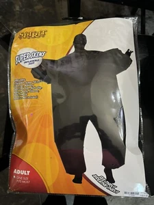 Spirit Halloween Costume Super Skins Inflatable Black Blimp Suit Adult One Size - Picture 1 of 1