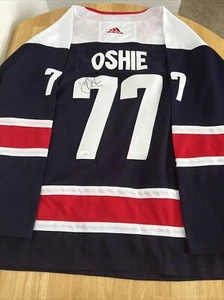 TJ Oshie Washington Capitals Autographed Jersey JSA Certified - Picture 1 of 7