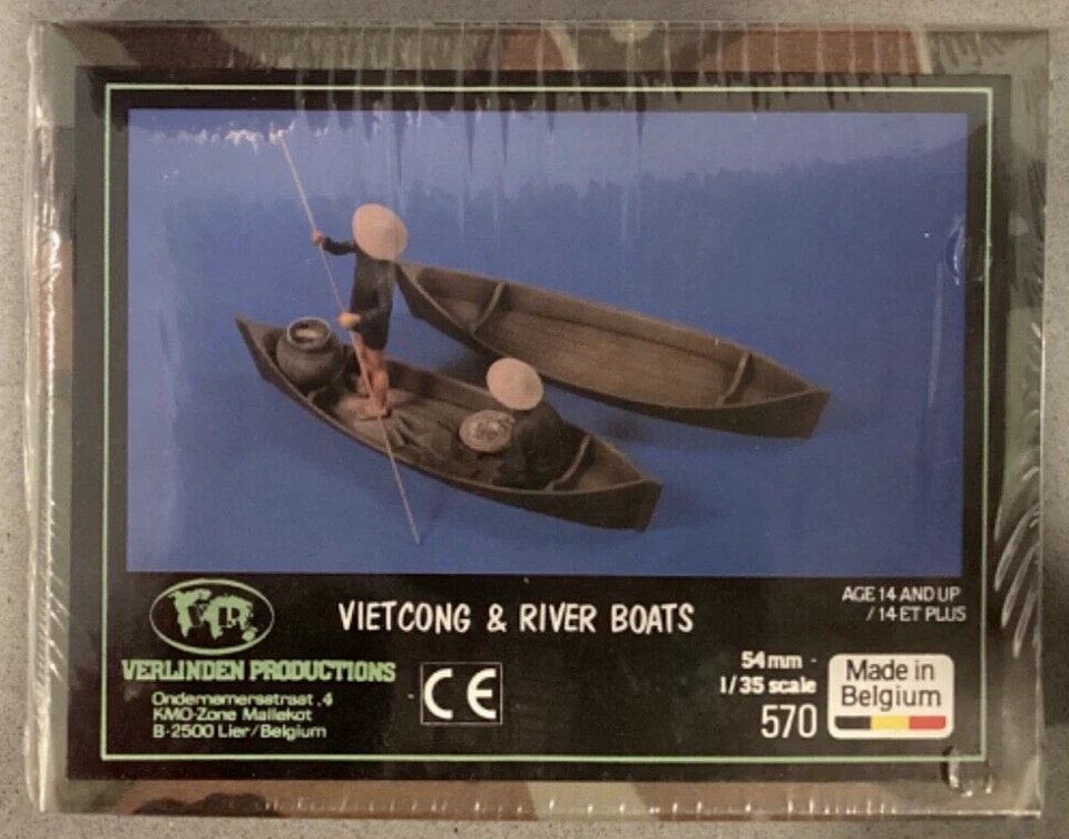 Kit modelo Verlinden 570 Vietcong & River Boats escala 1:35 1/35 Foto 1 de 1