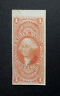 US Revenue Stamp R70a $1 Lease Imperforate 1st Issue 1862-1871