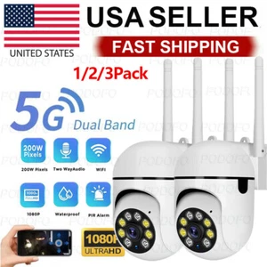 HD 5G Wireless Security Camera System Outdoor Home Wifi Night Vision Cam 1080P - Picture 1 of 30
