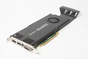Nvidia Quadro K4000 3GB GDDR5 Dual DP DVI Graphics Video Card D5R4G + Bracket - Picture 1 of 2
