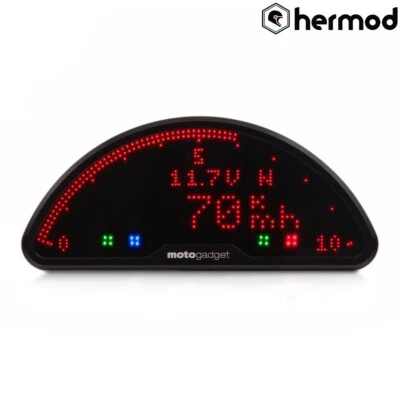 Motogadget Motoscope Pro Digital Motorcycle Motorbike Speedo - Black - Image 1 of 4