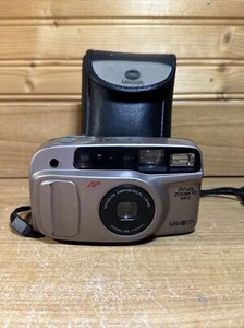 Minolta Freedom Zoom 70 35mm Point & Shoot Film Camera Powers On, With Case - Picture 1 of 9