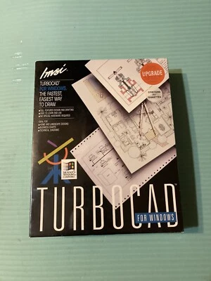 IMSI TurboCAD For Windows, 3.5" Discs, VTG Design and Drafting Software - Image 1 of 3