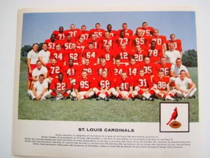 FOTO(S) DE FÚTBOL DE UN SOLO EQUIPO 8X10 CIRCA 1962 - Imagen 1 de 7