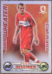 Topps Match Attax 08/09 - David Wheater - Star Player - MIDDLESBROUGH