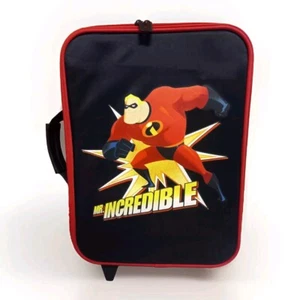 Disney The Incredibles Mr. Incredible Movie Children's Rolling Suitcase Wheels - Picture 1 of 14