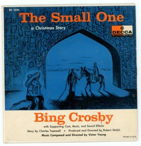 Bing Crosby The Small One Christmas Story Decca ED2524 PS EP VG+ - Picture 1 of 4