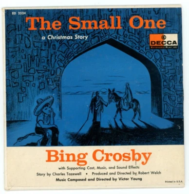 Bing Crosby The Small One Christmas Story Decca ED2524 PS EP VG+ - Image 1 of 4