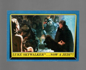 1983 Topps Return of the Jedi Series 2 Blue #188 Luke Skywalker Now a Jedi NM