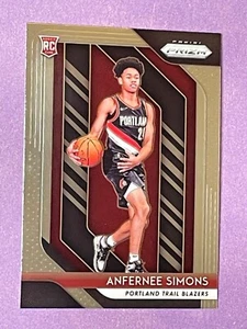 2018-19 Panini Prizm Rookie Anfernee Simons Prizm #61 Portland Trail Blazers RC - Picture 1 of 2