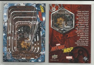 2018 Ant-Man and the Wasp (Upper Deck) FOIL-STAMPED "Base Trading Card" #13