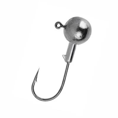 50 pcs Unpainted Round Lead Jig Heads  1/32 1/16 1/8 1/4 3/8 1/2 3/4 1 oz - Image 1 of 3