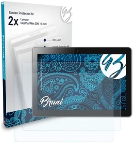 Bruni 2x Protective Film for Lenovo IdeaPad Miix 300 10-inch Screen Protector - Afbeelding 1 van 8