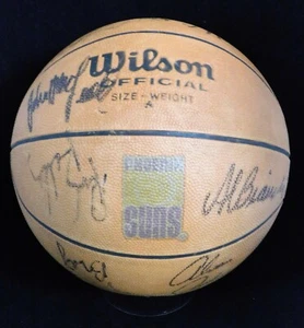 Phoenix Suns 1979-80 Team Signed Basketball JSA Authenticated - Picture 1 of 4