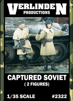 1/35 WWII German Captured Soviet (2 Figures/Set) VERLINDEN #2322 Resin Kits - Image 1 of 2