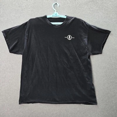 Cowboy Up Men Shirt 2XL Black Logo Country Rock Cowgirl Graphic Tee - Image 1 of 4