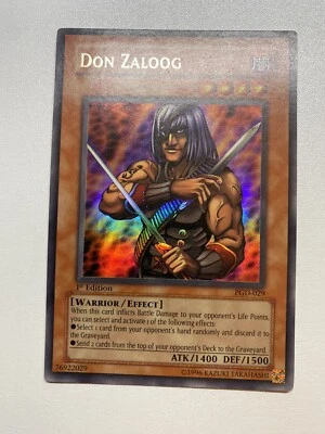 Yugioh Don Zaloog 1st Edition Ultra Rare PGD-029 HP - Image 1 of 4