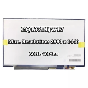 LQ133T1JW17 13.3" QHD 99% sRGB LCD Screen Replacement Display Panel 2560x1440 - Picture 1 of 2