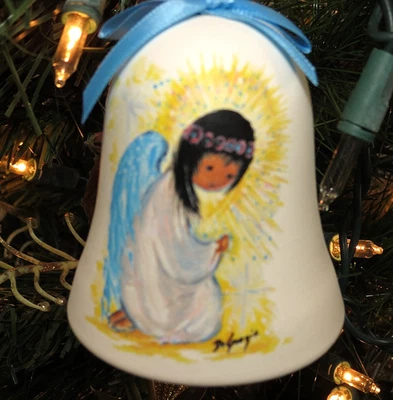 Campana de Navidad Ted DeGrazia 1996 vintage adorno coleccionable edición limitada Foto 1 de 4