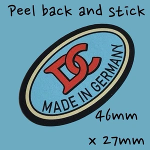 Doll & Co DC made in German Vinyl Sticker steam engine Vintage Classic RC mamod - Picture 1 of 3